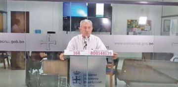 El secretario de salud de la Gobernación de Santa Cruz, Óscar Urenda.