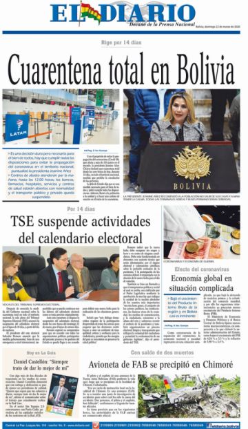 El Diario, La Paz.