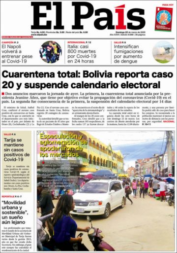 El País, Tarija.