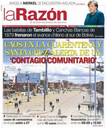 La Razón, La Paz.