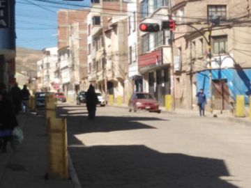 Potosí inicia segundo día de cuarentena con calles semivacías
