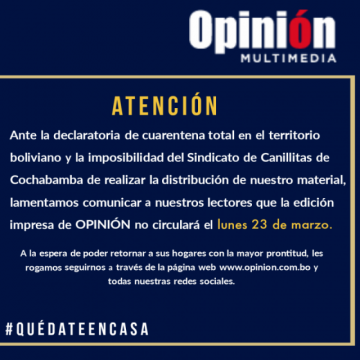 Opinión, Cochabamba.