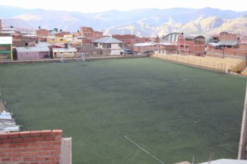 Cancha “Miners” ubicada en la zona alta de la ciudad.