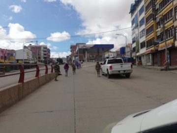 Hay un férreo control militar y policial.
