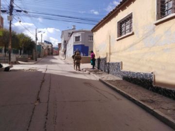Panorama de las calles potosinas el jueves 26 de marzo.