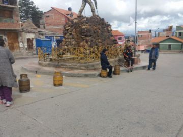 La fila se registró esta mañana.
