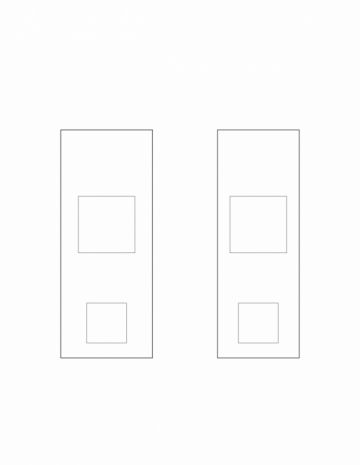 Medidas de las diferentes secciones de la papeleta. TED