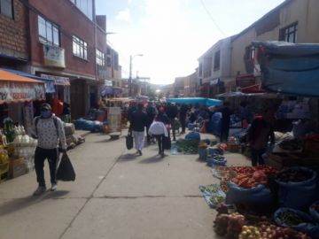 El panorama de las calles a media mañana.