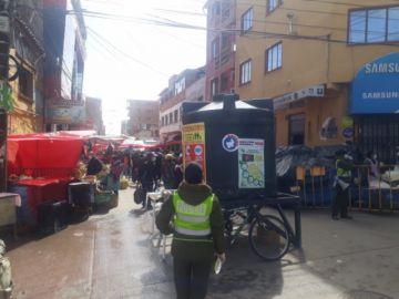 El panorama de las calles a media mañana.