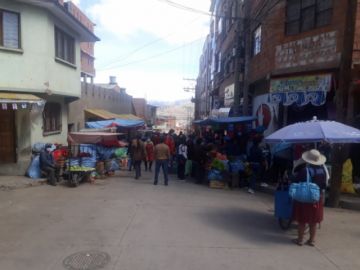 El panorama de las calles a media mañana.