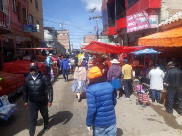 El panorama de las calles a media mañana.