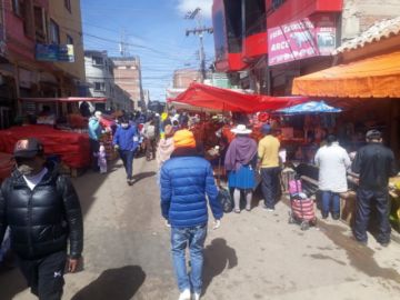 El panorama de las calles a media mañana.