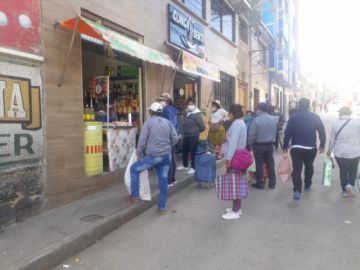 El panorama de las calles a media mañana.