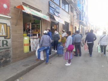 El panorama de las calles a media mañana.