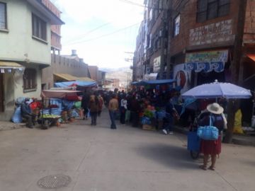 El panorama de las calles a media mañana.
