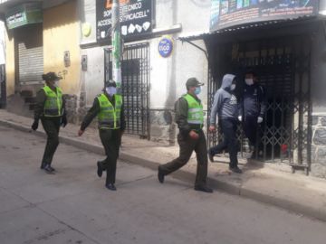El panorama de las calles a media mañana.