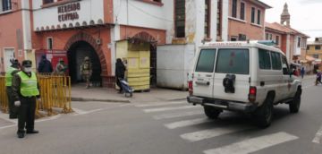 Así están las calles cerca a mediodía.