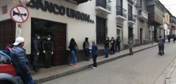 Así están las calles cerca a mediodía.