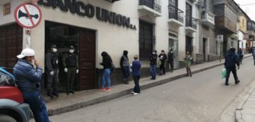 Así están las calles cerca a mediodía.