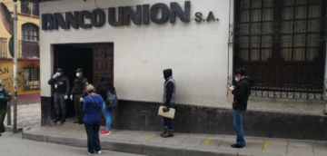 Así están las calles cerca a mediodía.