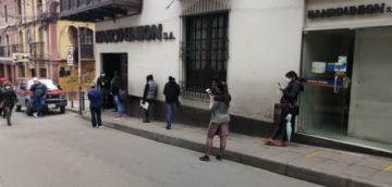 Así están las calles cerca a mediodía.