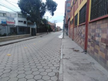 Las calles potosinas están vacías este viernes.