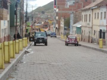 Las calles potosinas están vacías este viernes.