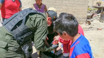 Llegaron hasta la zona de Villa Victoria y encontraron a familias con varias necesidades.