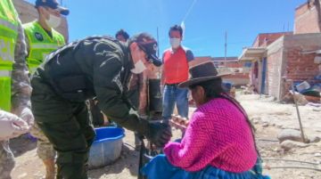Llegaron hasta la zona de Villa Victoria y encontraron a familias con varias necesidades.