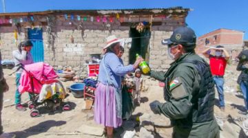 Llegaron hasta la zona de Villa Victoria y encontraron a familias con varias necesidades.