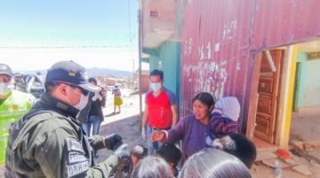 Llegaron hasta la zona de Villa Victoria y encontraron a familias con varias necesidades.