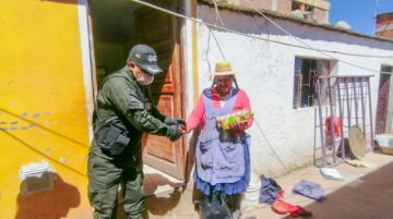 Llegaron hasta la zona de Villa Victoria y encontraron a familias con varias necesidades.