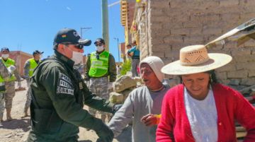 Llegaron hasta la zona de Villa Victoria y encontraron a familias con varias necesidades.