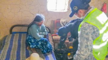 Llegaron hasta la zona de Villa Victoria y encontraron a familias con varias necesidades.