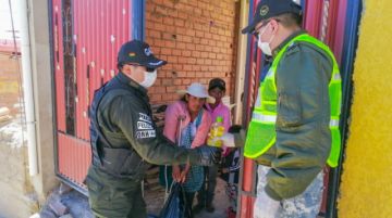 Llegaron hasta la zona de Villa Victoria y encontraron a familias con varias necesidades.