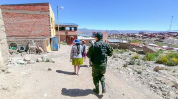 Llegaron hasta la zona de Villa Victoria y encontraron a familias con varias necesidades.