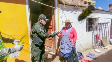 Llegaron hasta la zona de Villa Victoria y encontraron a familias con varias necesidades.