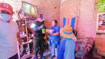 Llegaron hasta la zona de Villa Victoria y encontraron a familias con varias necesidades.