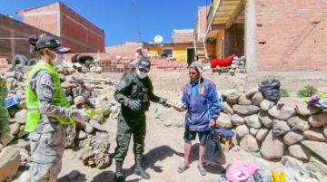 Llegaron hasta la zona de Villa Victoria y encontraron a familias con varias necesidades.