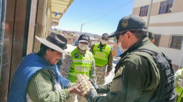 Llegaron hasta la zona de Villa Victoria y encontraron a familias con varias necesidades.