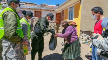 Llegaron hasta la zona de Villa Victoria y encontraron a familias con varias necesidades.
