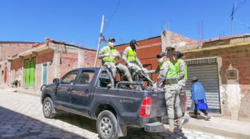 Llegaron hasta la zona de Villa Victoria y encontraron a familias con varias necesidades.