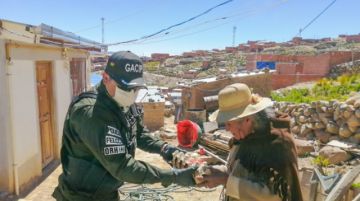 Llegaron hasta la zona de Villa Victoria y encontraron a familias con varias necesidades.