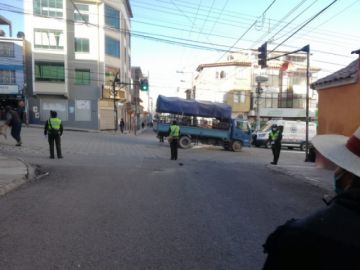 El cierre se hizo desde la avenida Litoral.