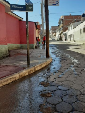 Se organizaron para limpiar sus calles y callejones.