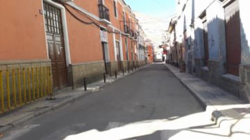 Las  calles del centro de Potosí, esta mañana, antes de las 10:00