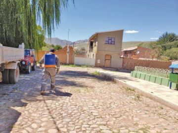 El Sedes hizo desinfección preventiva en Santa Lucía