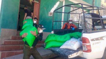 La ayuda producto de los aportes ciudadanos se canaliza a los que la necesitan. FOTO: GACIP