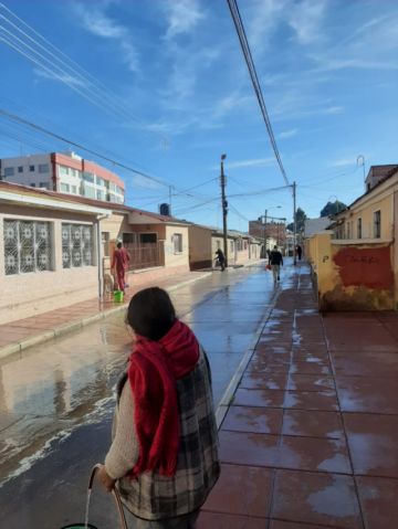 Se organizaron para limpiar sus calles y callejones.