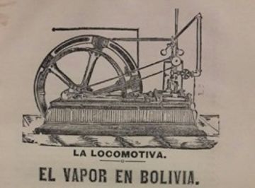 Gráfico de una pieza de la maquinaria a vapor.